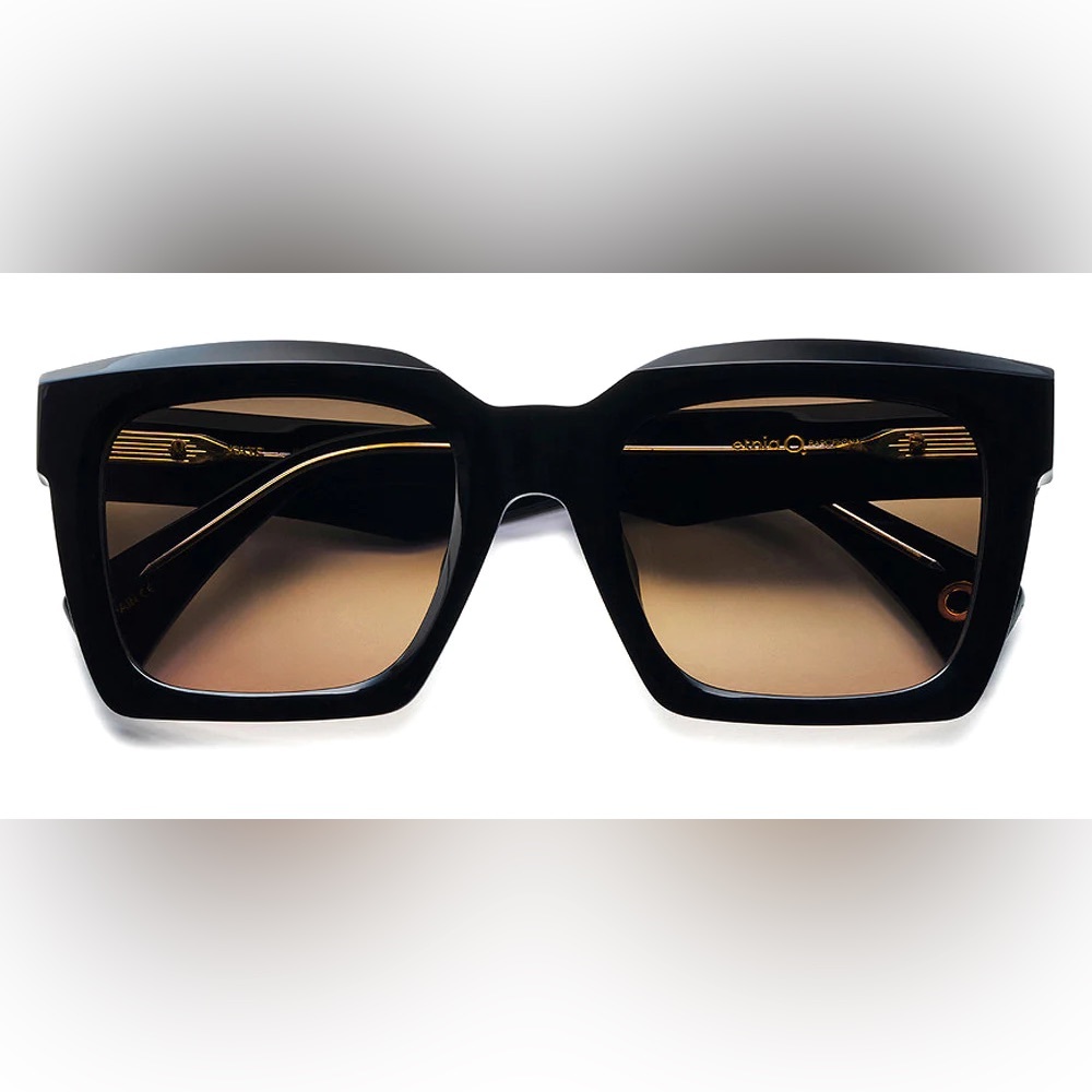 Etnia Barcelona “Kate” Sunglasses & Case Black Frame
